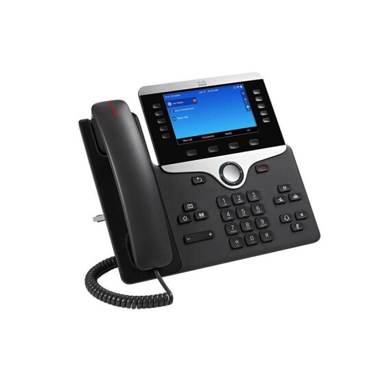 Cisco 8861 - IP Phone - Black - Silver - Desk/Wall - Digital - 12.7 cm (5") - 800 x 480 pixels