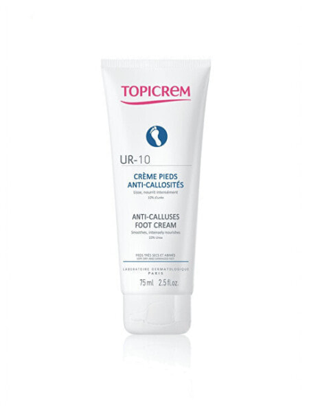 Renewing foot cream UR10 (Anti Calluses Foot Cream) 75 ml