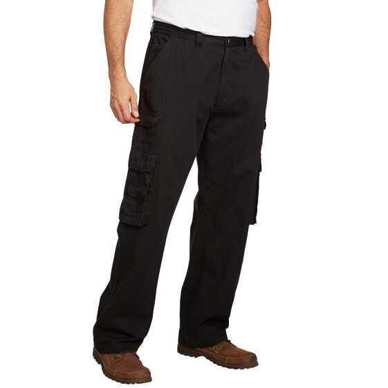 Big & Tall by KingSize Side-Elastic Stacked Cargo Pocket Pants