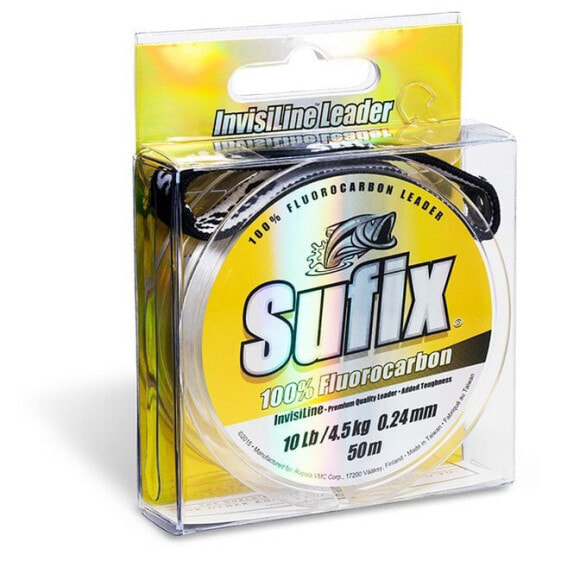 Флюорокарбоновая леска для рыбалки Sufix Invisiline Predator 12 м