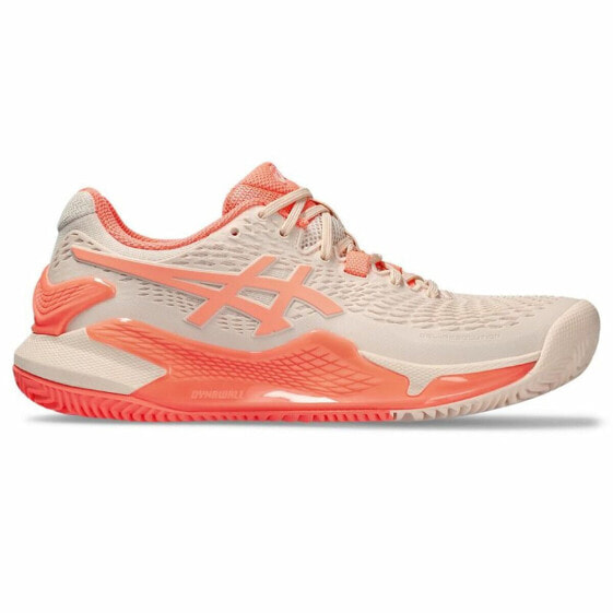 Женские теннисные туфли Asics Gel-Resolution 9 Clay Лососевый