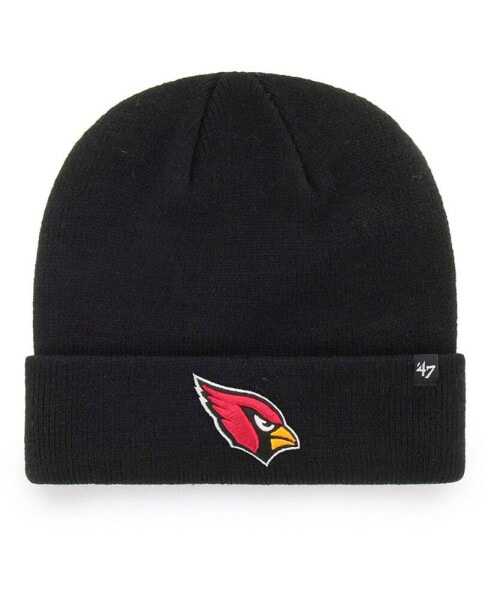 Boys Black Arizona Cardinals Basic Cuffed Knit Hat