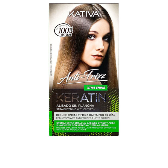 Kativa Keratin Anti-frizz  Without Straightener Extra Shine Кератиновое средство для выпрямления волос