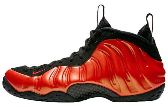 Кроссовки мужские Nike Foamposite One оранжево-красные 314996-603