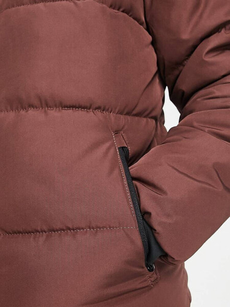 Hollister Wide Channel Cozy Puffer Jacket In Beige-Neutral for Men