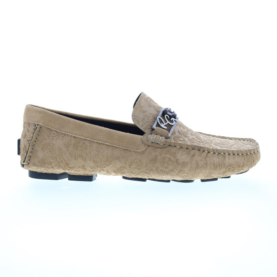 Robert Graham Meze RG5607S Mens Brown Loafers & Slip Ons Moccasin Shoes