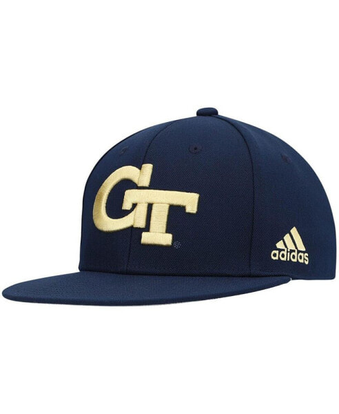 Men's Navy Georgia Tech Yellow Jackets Team On-Field Baseball Fitted Hat