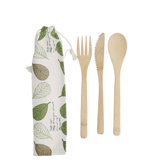 KITCHENCRAFT Bamboo Cutlery Set 3 Pieces