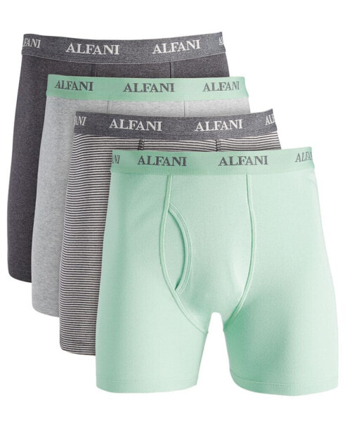 Трусы мужские Alfani 4 шт. с логотипом, созданные для Macy's