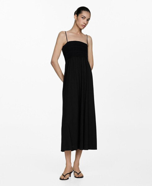 Women's Flared Midi-Dress