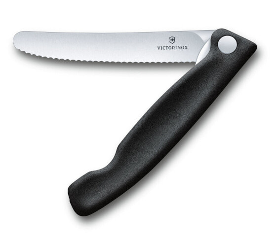 Нож кухонный складной Victorinox SwissClassic 6.7833.FB - Нержавеющая сталь - Полипропилен (ПП) - Черный - 11 см - 130 мм