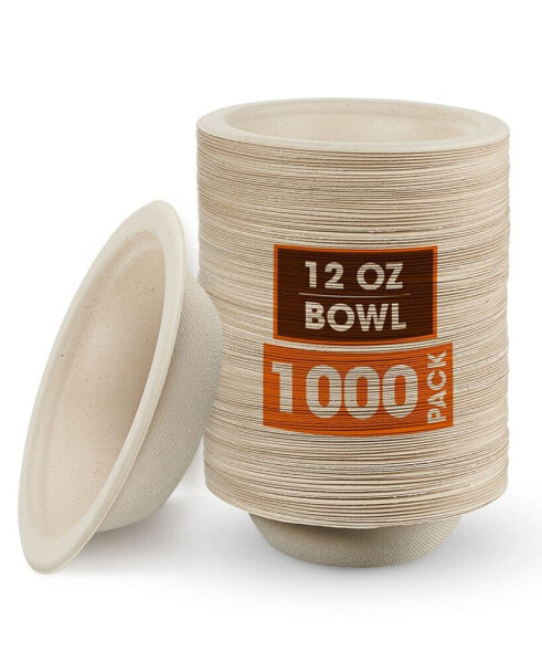 12 oz Paper Bowls,1000 Pack