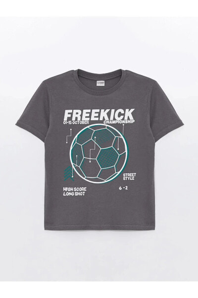 Футболка LC WAIKIKI Kids Yaka Short Kollu Boy T-Shirt