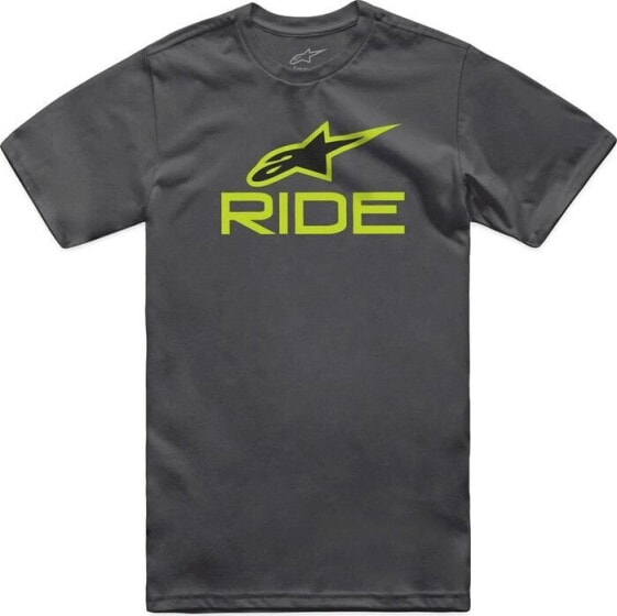 Alpinestars T-shirt ALPINESTARS RIDE 4.0 CSF TEE, Charcoal/Lime/Black Rozmiar: S