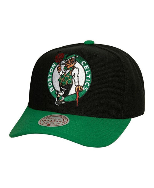 Men's Black, Kelly Green Boston Celtics Soul XL Logo Pro Crown Snapback Hat