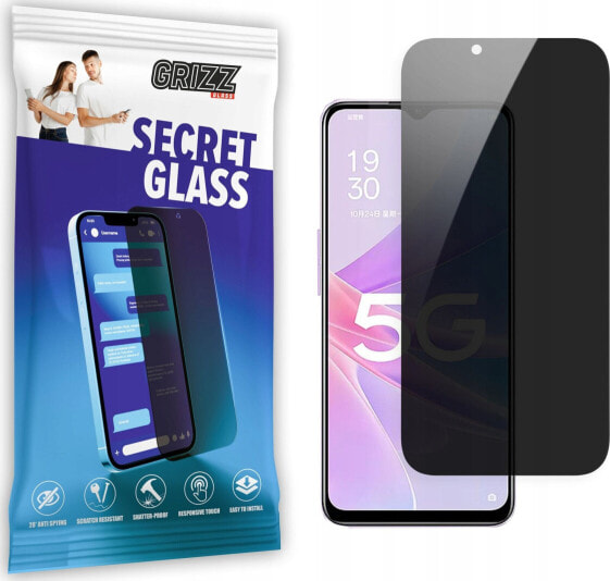 GrizzGlass Szkło prywatyzujące GrizzGlass SecretGlass Oppo A78 5G