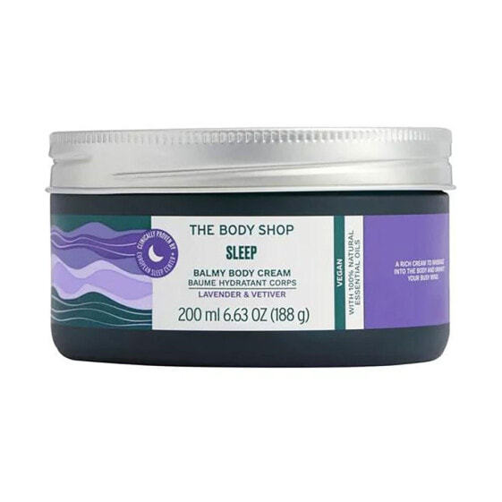 The Body Shop Sleep L&V Body Cream Увлажняющий крем для тела с лавандой и ветивером 200 мл