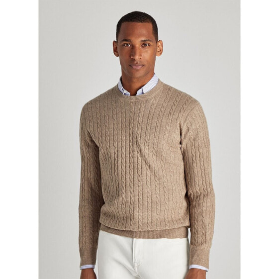 FAÇONNABLE Cash Cable Crew Neck Sweater