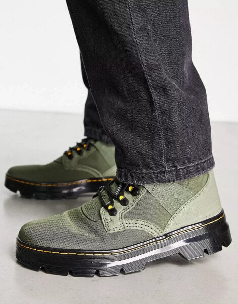 Dr Martens combs tech ii 8 eye boots in khaki