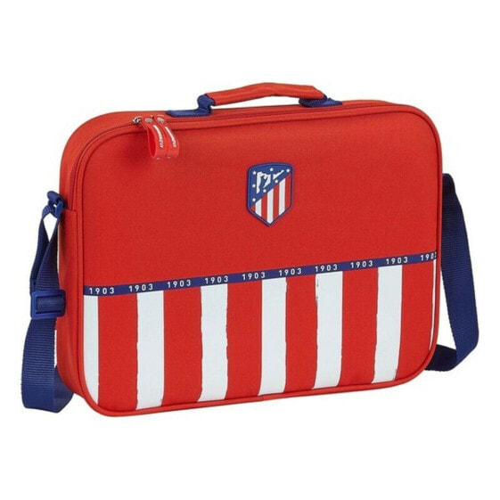 Школьный портфель Atlético Madrid Красный Синий Белый (38 x 28 x 6 cm)
