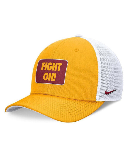 Men's Gold/White USC Trojans Local Trucker Adjustable Hat