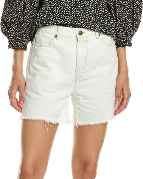 The Great The Easy Cut Off White Bleach Wash Short Women's