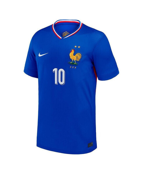 Men's Kylian Mbappe Blue France National Team 2024 Home Replica Jersey