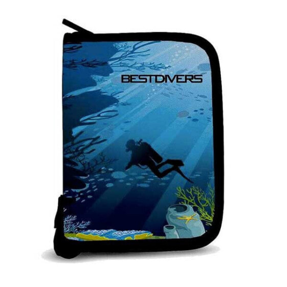 Чехол для журнала погружений Best DIVERS Dive Art 4 - сумка для документов One holder, 6 ANELLI / RING 26 x 18 x 5 см