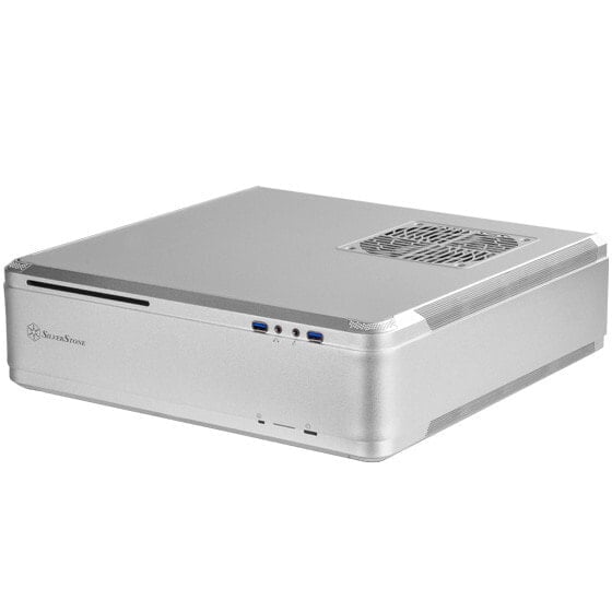 SilverStone Fortress FTZ01 - Desktop - PC - Silver - Mini-DTX - Mini-ITX - Aluminium - Steel - 8.3 cm