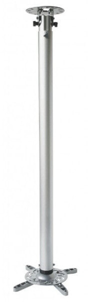 Кронштейн потолочный Techly ICA-PM-104XL серебристый на 15 кг, 1100-1970 мм, 360°, 0-30°