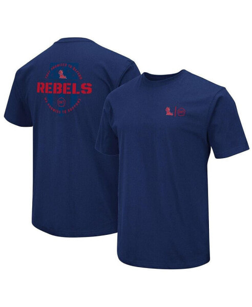 Men's Navy Ole Miss Rebels OHT Military-Inspired Appreciation T-shirt