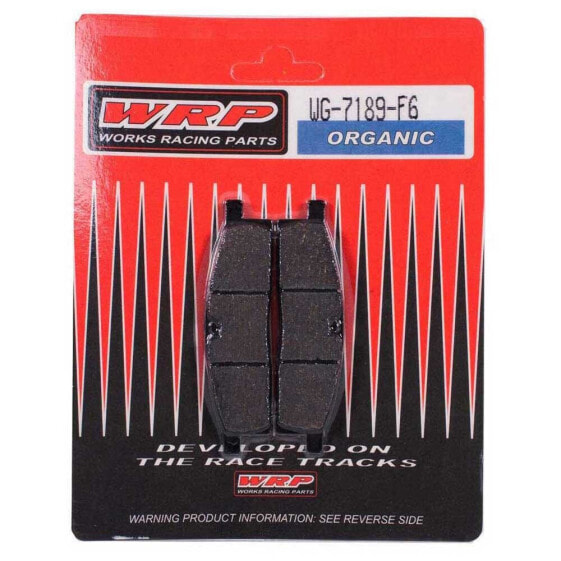 WRP F6 Off Road Yamaha Front Brake Pads