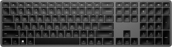 HP 975 Dual-Mode Wireless Keyboard - Full-size (100%) - RF Wireless + Bluetooth - Mechanical - QWERTY - Black
