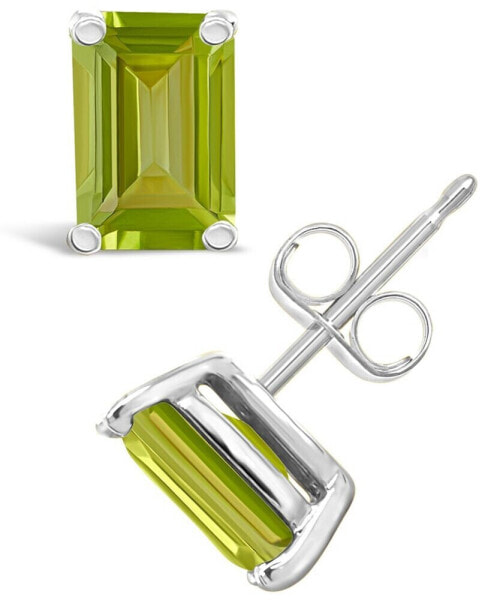 Peridot (1-3/8 ct. t.w.) Stud Earrings in 14K Yellow Gold or 14K White Gold