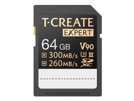 Team Group 64GB Expert SD Card UHS-II / U3 / V90 Read/Write Speed Up to 300/260M