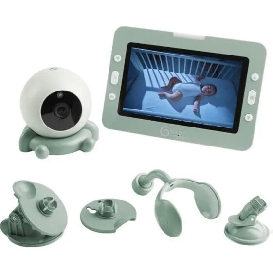 Babymoov YOO Go+ Video-Babyphone wiederaufladbarer Akku 4 Kamera-Untersttzungszubehr im Lieferumfang enthalten groer Bildschirm 5