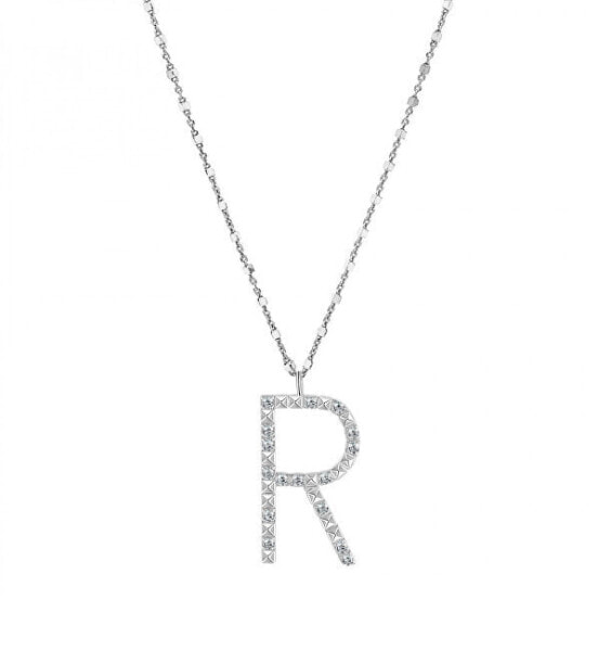 R Cubica RZCU18 Silver Pendant Necklace (Chain, Pendant)