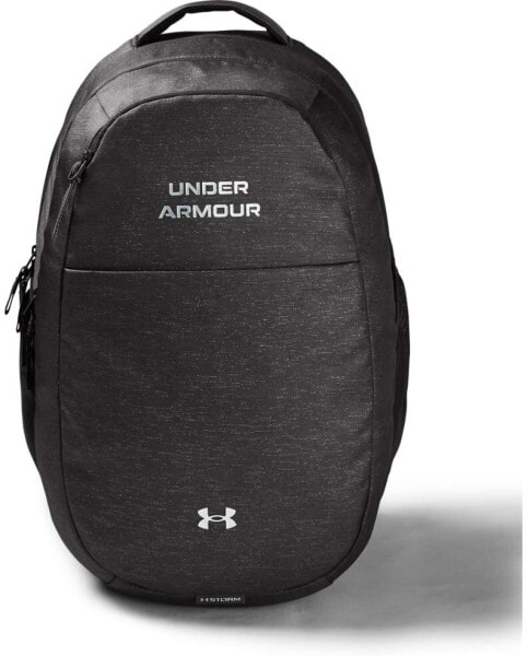 Under Armour 1355696 Unisex Adult UA Hustle Signature Backpack, Grey, One Size