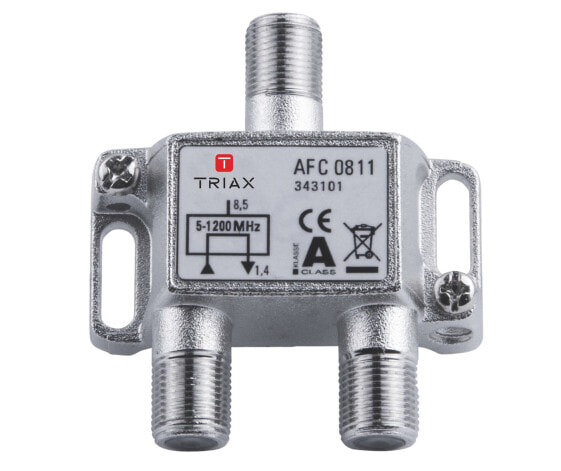 Triax AFC 0811 - 75 ? - 5 - 1218 MHz - Silver - F-type - 48 mm - 20 mm