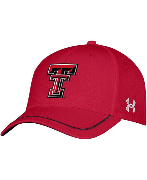 Men's Red Texas Tech Red Raiders Iso-Chill Blitzing Accent Flex Hat
