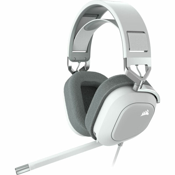 Headphones with Microphone Corsair HS80 RGB USB White