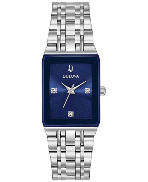 Women's Futuro Diamond-Accent Stainless Steel Bracelet Watch 21x32mm, Created for Macy's