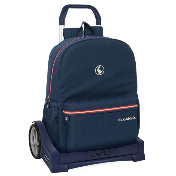 Школьный рюкзак с колесиками El Ganso Classic Тёмно Синий 32 x 43 x 14 cm