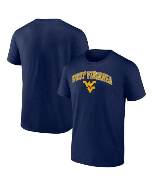 Men's Navy West Virginia Mountaineers Campus T-shirt