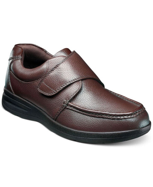Men's Cam-Strap Moc-Toe Lightweight Loafers