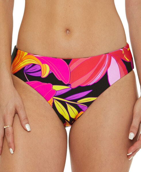 Women's Solar Floral Reversible Hipster Bikini Bottoms