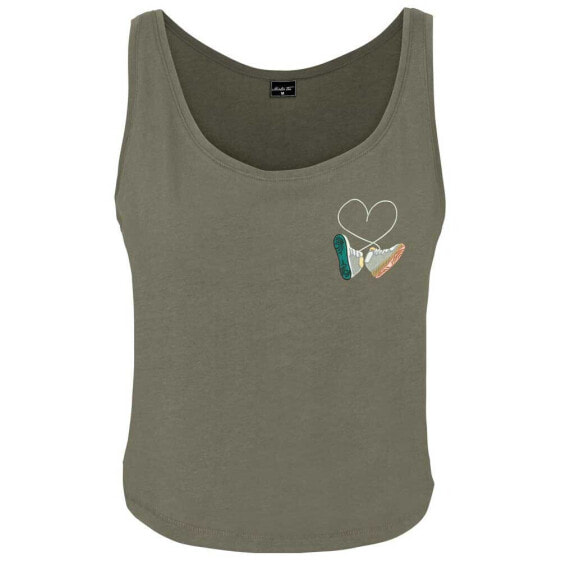 MISS TEE Kicks Love Emb sleeveless T-shirt