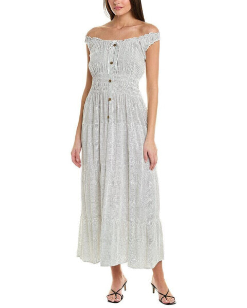 Платье женское с шелковым покрытием ANNA KAY Elone Midi Dress 70% шелк, 30% хлопок
