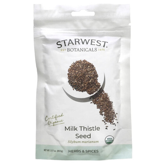 Organic Milk Thistle Seed, 3.17 oz (89.9 g)