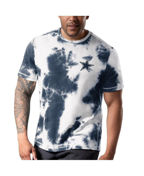 Men's Navy Dallas Cowboys Freestyle Tie-Dye T-shirt